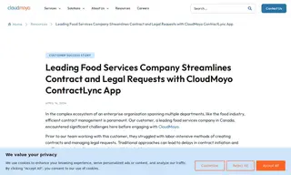 Preview of the Leading Food Services Company in Canada Case Study