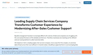 Preview of the Leading Supply Chain Services Company Case Study