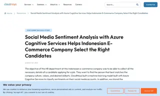 Preview of the Indonesian e-commerce company Case Study