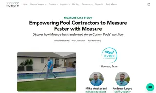 Preview of the Avree Custom Pools Case Study
