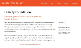 Preview of the Leeway Foundation Case Study