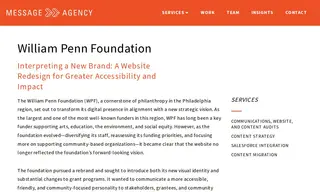 Preview of the William Penn Foundation Case Study