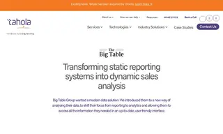 Preview of the The Big Table Group Case Study