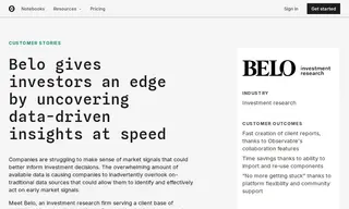 Preview of the Belo Investment Research Case Study