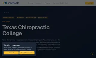 Preview of the Texas Chiropractic College Case Study