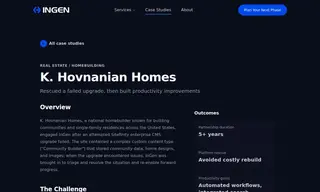 Preview of the K. Hovnanian Homes Case Study