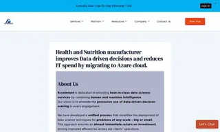 Preview of the Leading Health and Nutrition Manufacturer Case Study