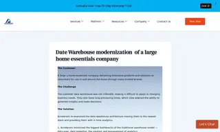 Preview of the Large Home-essentials Company Case Study