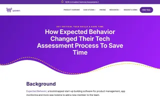 Preview of the Expected Behavior Case Study