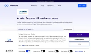 Preview of the Acerta Case Study