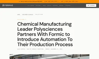Preview of the Polysciences Case Study