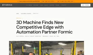 Preview of the 3D Machine Inc Case Study