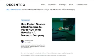 Preview of the Fusion Finance Case Study