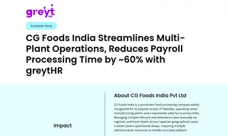 Preview of the CG Foods India Private Limited Case Study