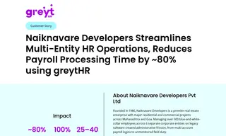 Preview of the Naiknavare Developers Pvt Ltd Case Study