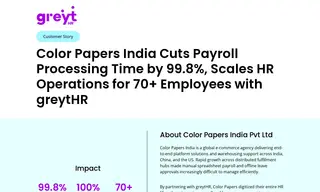 Preview of the Color Papers India Pvt Ltd Case Study