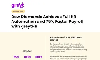 Preview of the Dew Diamonds Private Limited Case Study