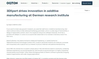 Preview of the German Research Institute Case Study