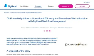 Preview of the Dickinson Wright Case Study
