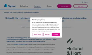 Preview of the Holland & Hart Case Study