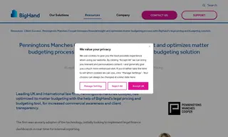 Preview of the Penningtons Manches Cooper Case Study