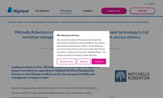Preview of the Mitchells Roberton Case Study