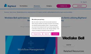Preview of the Wedlake Bell Case Study