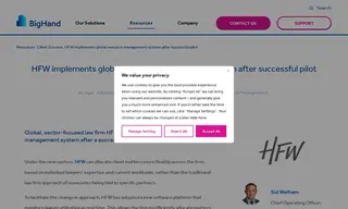 Preview of the HFW Case Study