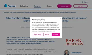 Preview of the Baker Donelson Case Study