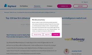 Preview of the Ward Hadaway Case Study