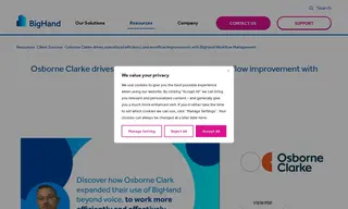 Preview of the Osborne Clarke Case Study