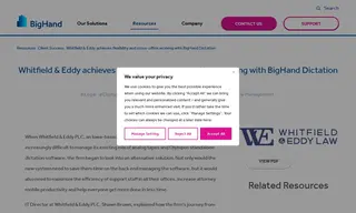 Preview of the Whitfield & Eddy PLC Case Study