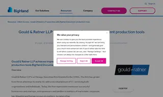 Preview of the Gould & Ratner LLP Case Study