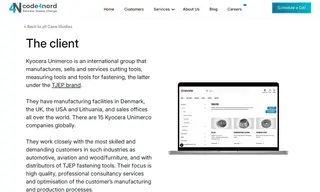 Preview of the Kyocera Unimerco Case Study