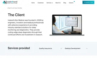 Preview of the Nox Medical Case Study