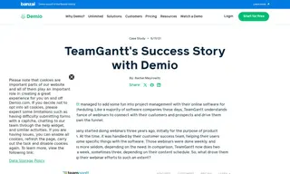 Preview of the TeamGantt Case Study