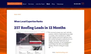 Preview of the GP Martini Roofing Co Case Study