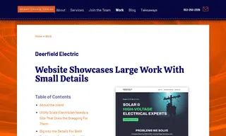 Preview of the Deerfield Electric Case Study