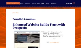 Preview of the Taksey Neff & Associates Case Study