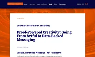 Preview of the Lockhart Veterinary Consulting Case Study