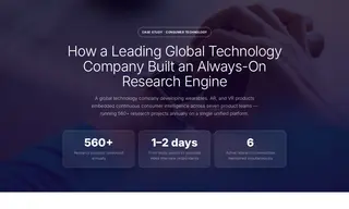 Preview of the Leading Global Technology Company Case Study