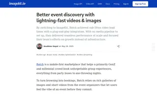 Preview of the Batch Case Study
