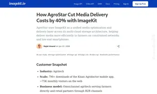 Preview of the Agrostar Case Study