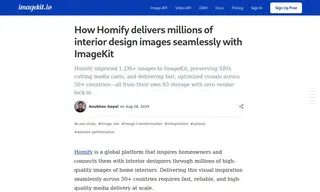 Preview of the Homify Case Study
