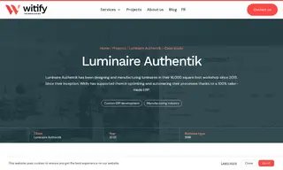Preview of the Luminaire Authentik Case Study