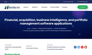 Preview of the Department of Energy Case Study
