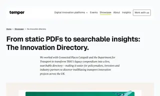 Preview of the Department for Transport Case Study