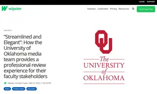 Preview of the University of Oklahoma Case Study