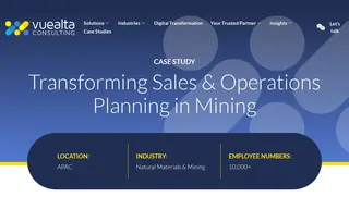 Preview of the Global Mining and Natural Materials Leader Case Study