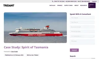 Preview of the Spirit of Tasmania Case Study